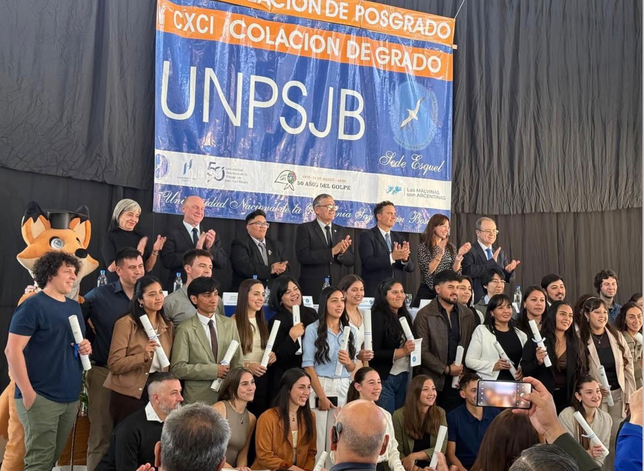 COLACIÓN DE GRADO Y POSGRADO EN LA SEDE ESQUEL
