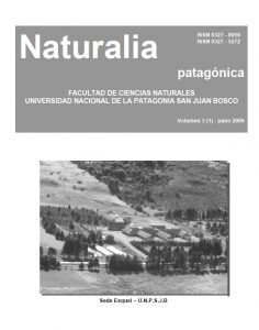 Naturalia patagónica Volumen 3 (1) 2006